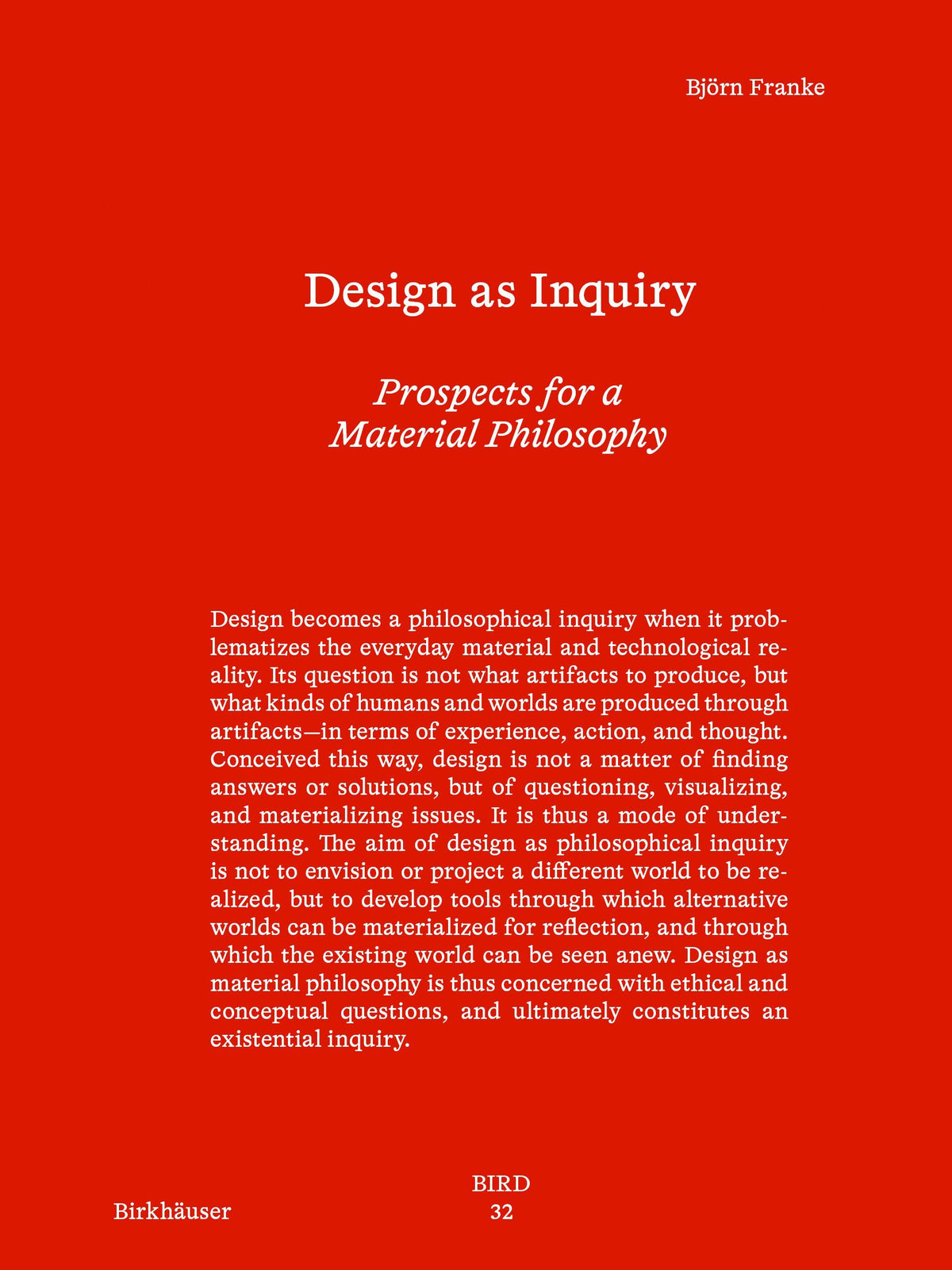Design as Inquiry