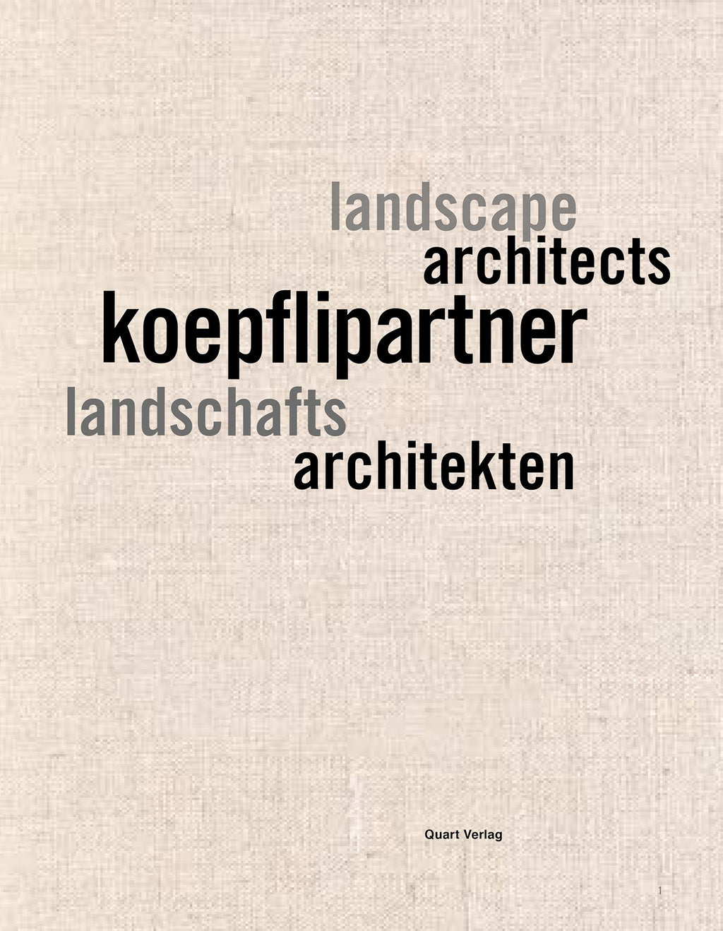 koepflipartner – landschaftsarchitekten/landscape architects