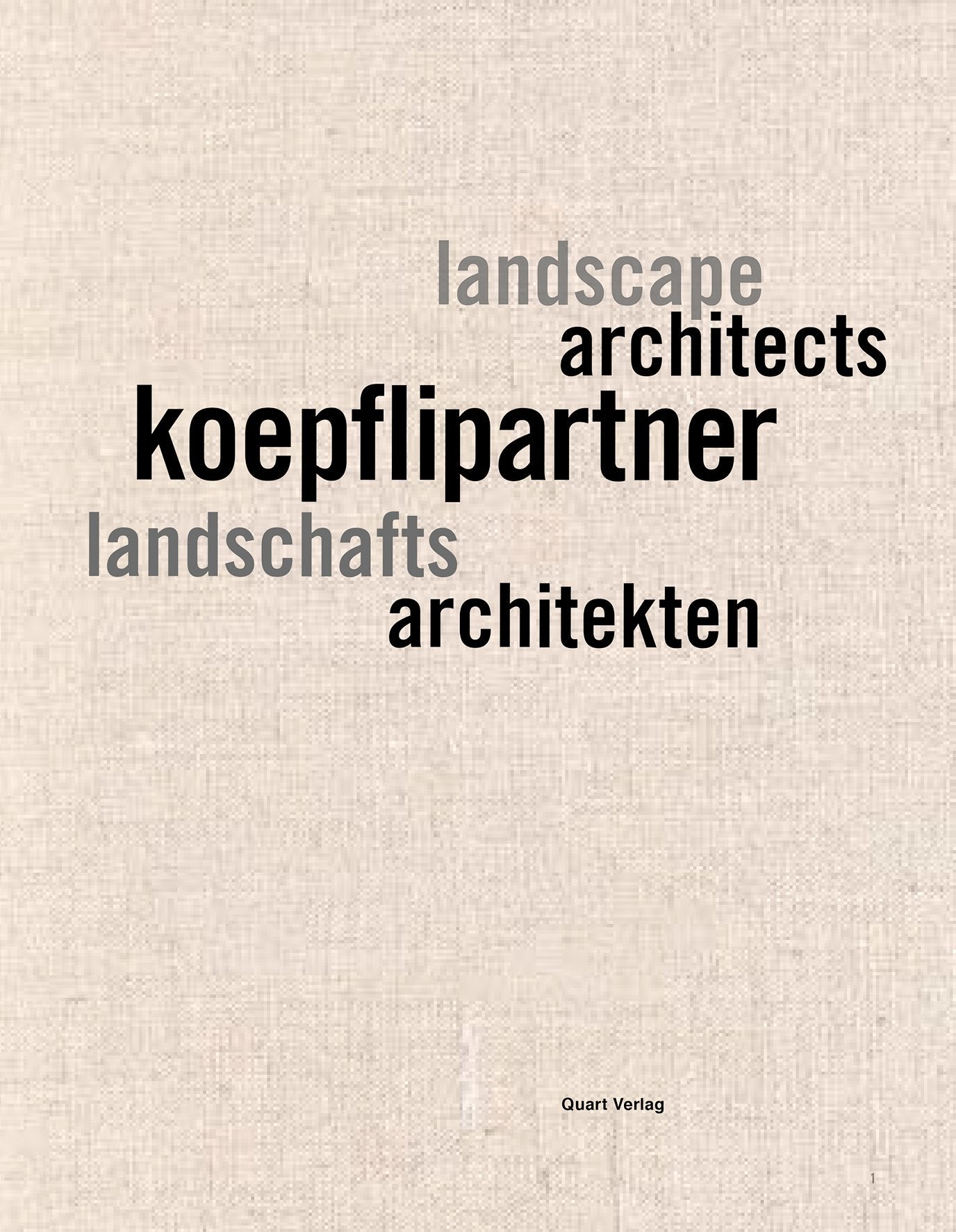 koepflipartner – landschaftsarchitekten/landscape architects