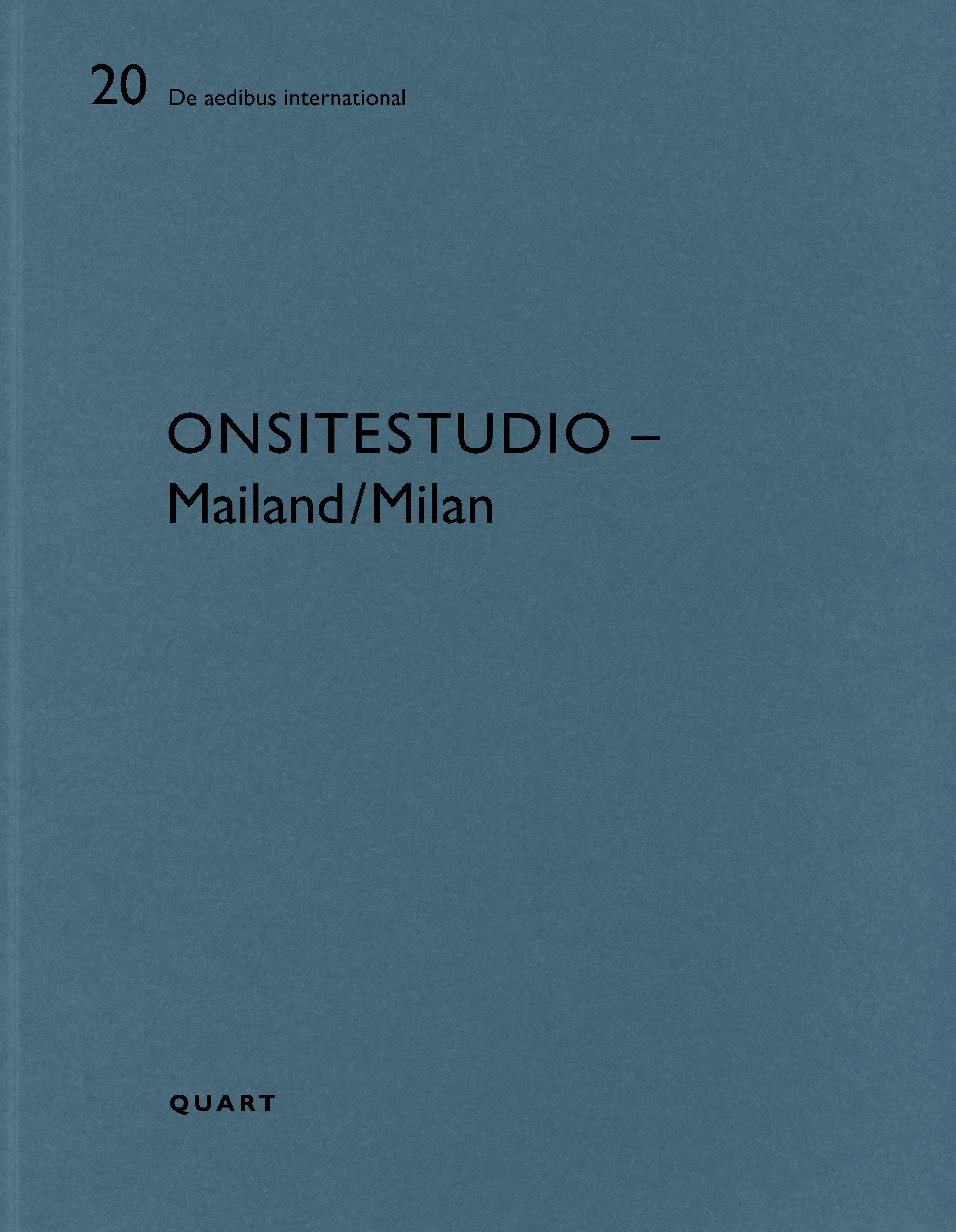 Onsitestudio – Mailand/Milan