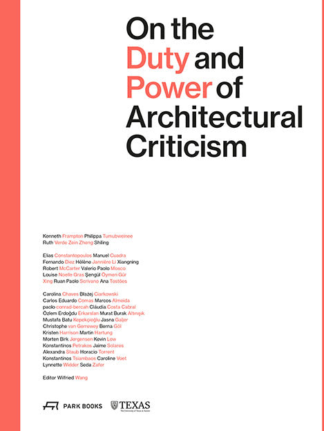 On the Duty and Power of Architectural Criticism