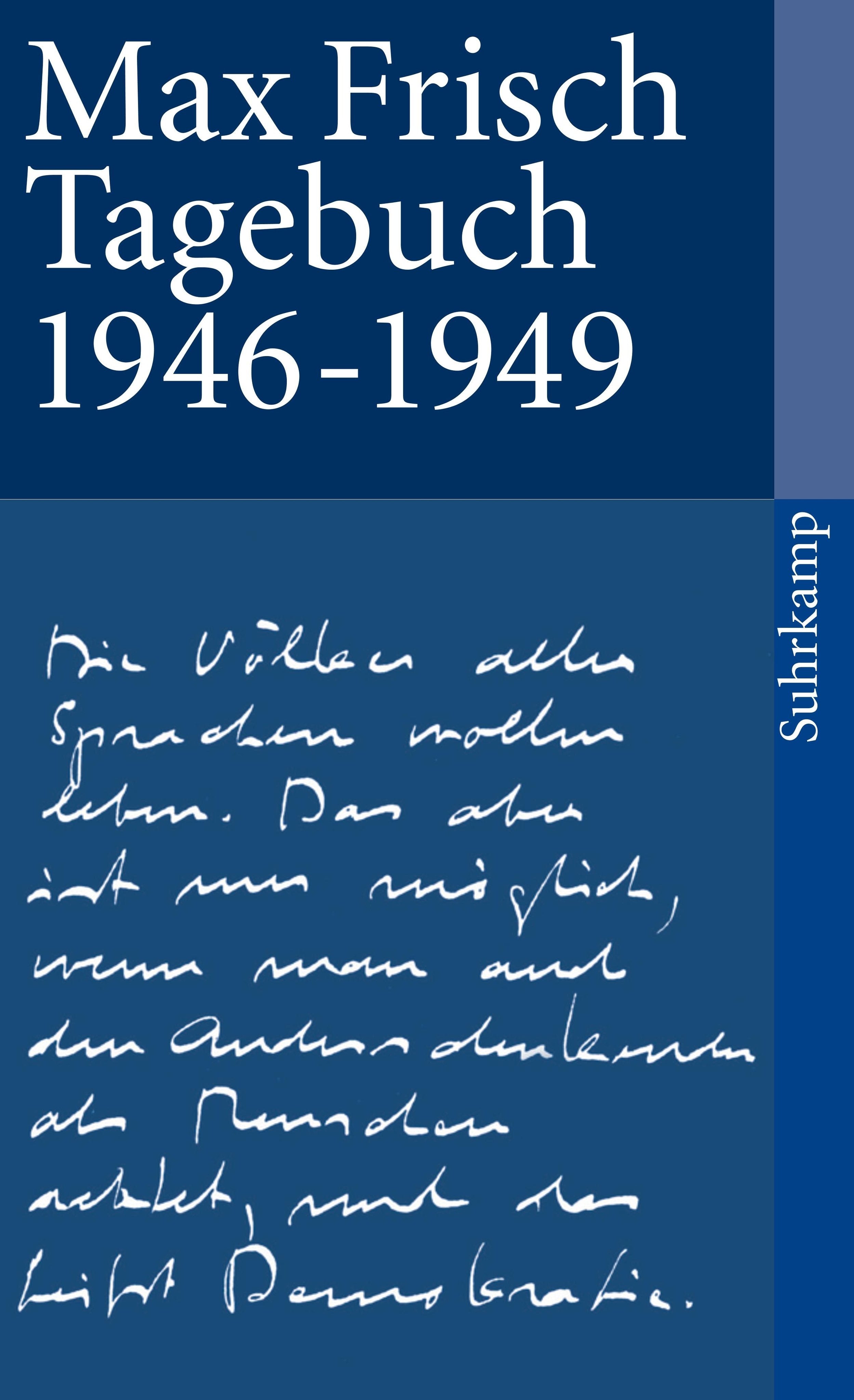 Max Frisch Tagebuch 1946–1949