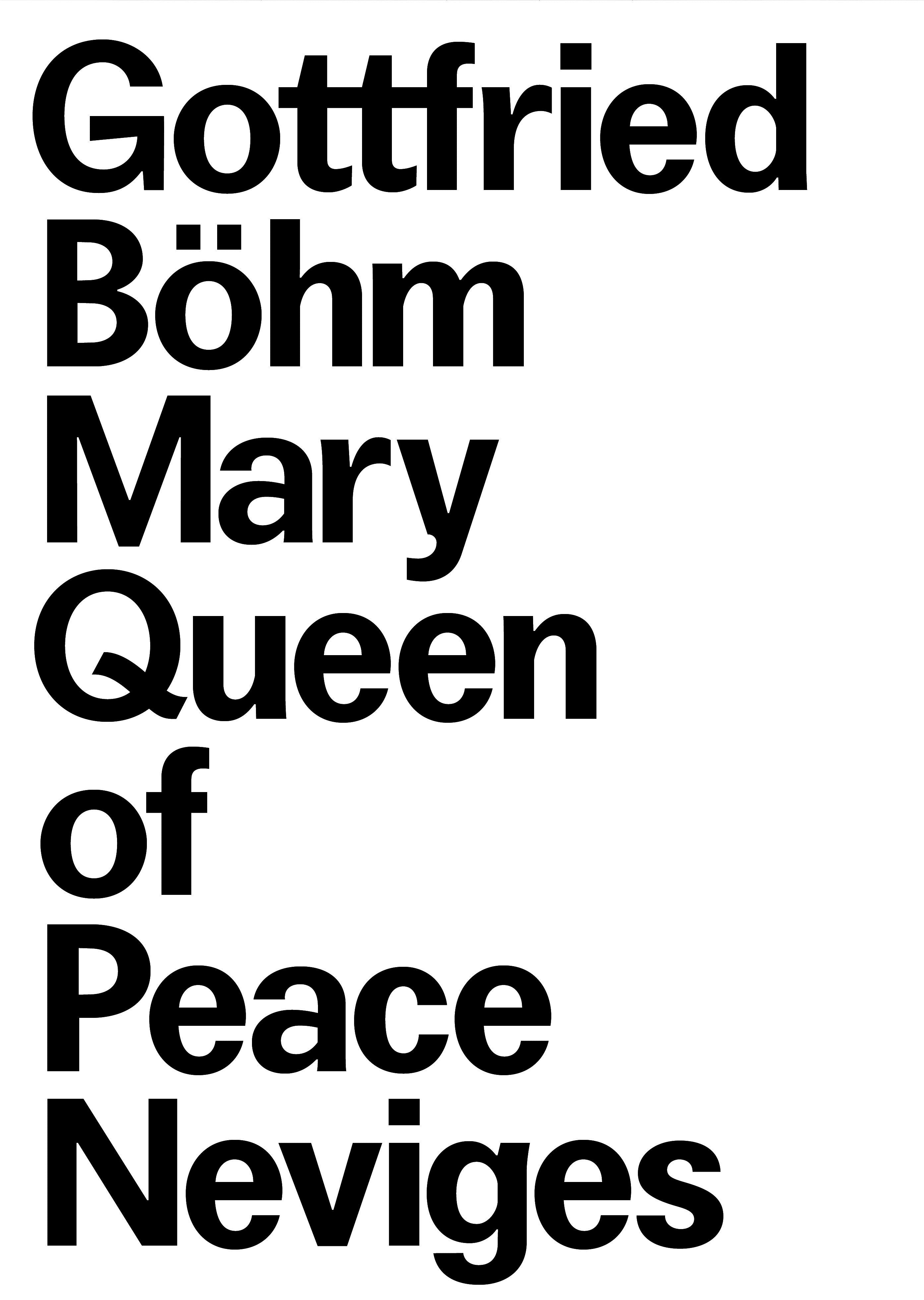 Gottfried Böhm and the Pilgrimage Church Mary, Queen of PeaceSearch for the Indefinite