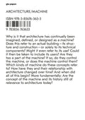 Architecture/Machine