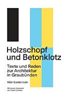 Holzschopf und Betonklotz