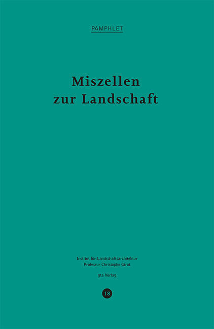 Miszellen zur Landschaft